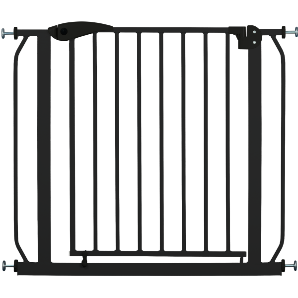 Berrin XXL Treppengitter 85-95 cm schwarz