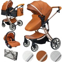 Juma 3 in 1 Kinderwagen inkl. Babyschale | Marron
