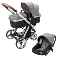 Elegance 3 in 1 Kinderwagen Grau