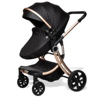 Juma 3 in 1 Kinderwagen inkl. Babyschale | Schwarz
