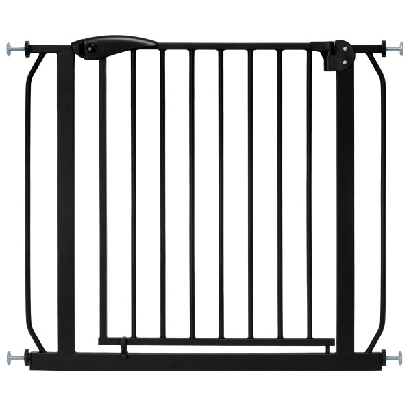 Berrin XXL Treppengitter 85-185 cm schwarz