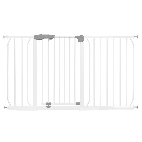 Kaya Treppengitter 75-85 cm weiß-anthrazit